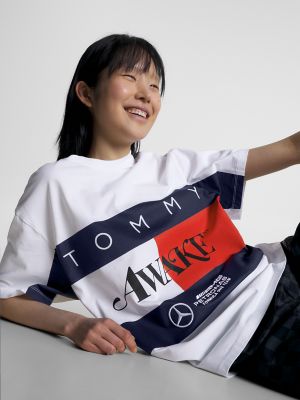 Tommy X Mercedes F1 X Awake NY Flag T-Shirt | Tommy Hilfiger USA
