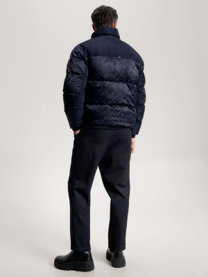 New York Monogram Jacquard Puffer Jacket