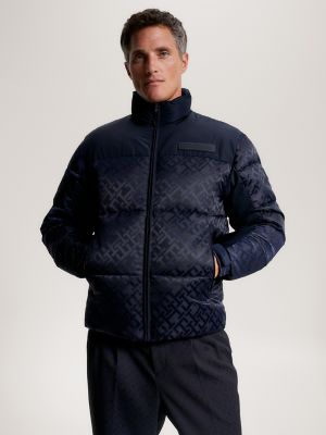 New York Monogram Jacquard Puffer Jacket