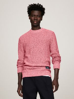 Monotype Slub Cotton Crewneck Sweater | Tommy Hilfiger