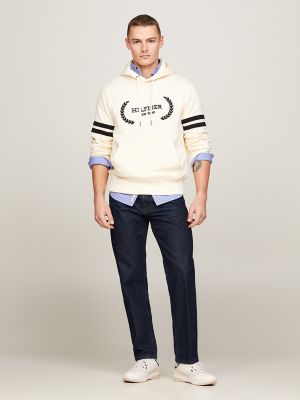Embroidered Hilfiger Laurel Logo Hoodie, Calico