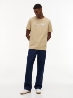 Embroidered Script Logo T-Shirt — Batique Khaki 2