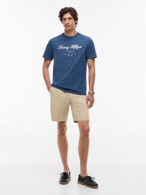 Мужские футболки Tommy Hilfiger Embroidered Script Logo T-Shirt — фото 2