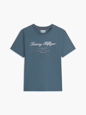 Мужские футболки Tommy Hilfiger Embroidered Script Logo T-Shirt — фото 5