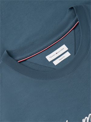 Мужские футболки Tommy Hilfiger Embroidered Script Logo T-Shirt — фото 6