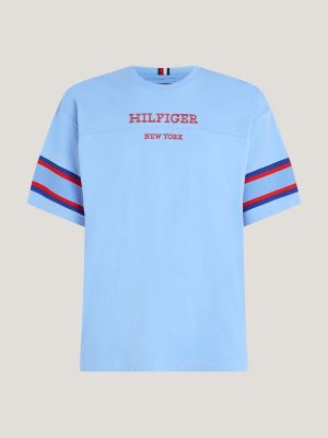 Hilfiger | Tipped Monotype Embroidered T-Shirt Tommy USA