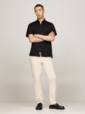 Regular Fit THFlex Poplin Shirt, Black