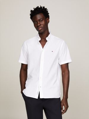 Regular Fit THFlex Poplin Shirt, White