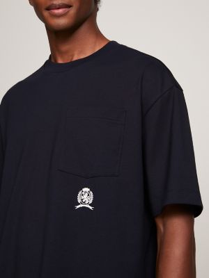 | Crest Tommy Pocket Logo T-Shirt Hilfiger USA