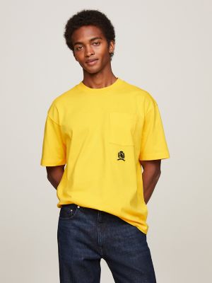 Tommy hilfiger store yellow tee