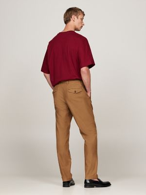 Garment-Dyed Relaxed Tapered Chino | Tommy Hilfiger USA