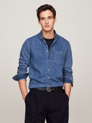 Tommy Hilfiger Blue Indigo Regular Fit Shirt