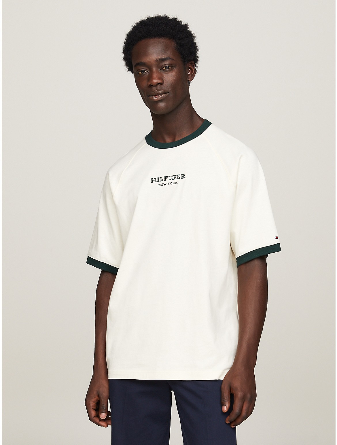 Tommy Hilfiger Men's Monotype Ringer T-Shirt