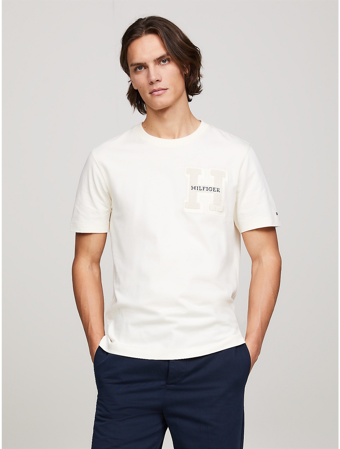 Tommy Hilfiger Embroidered Patch T In Calico