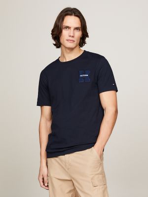 Navy Tommy Hilfiger tee shirt / tshirt, men's / boy's branded designer –  System F