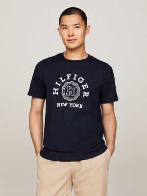 Tommy hilfiger logo store t shirt navy