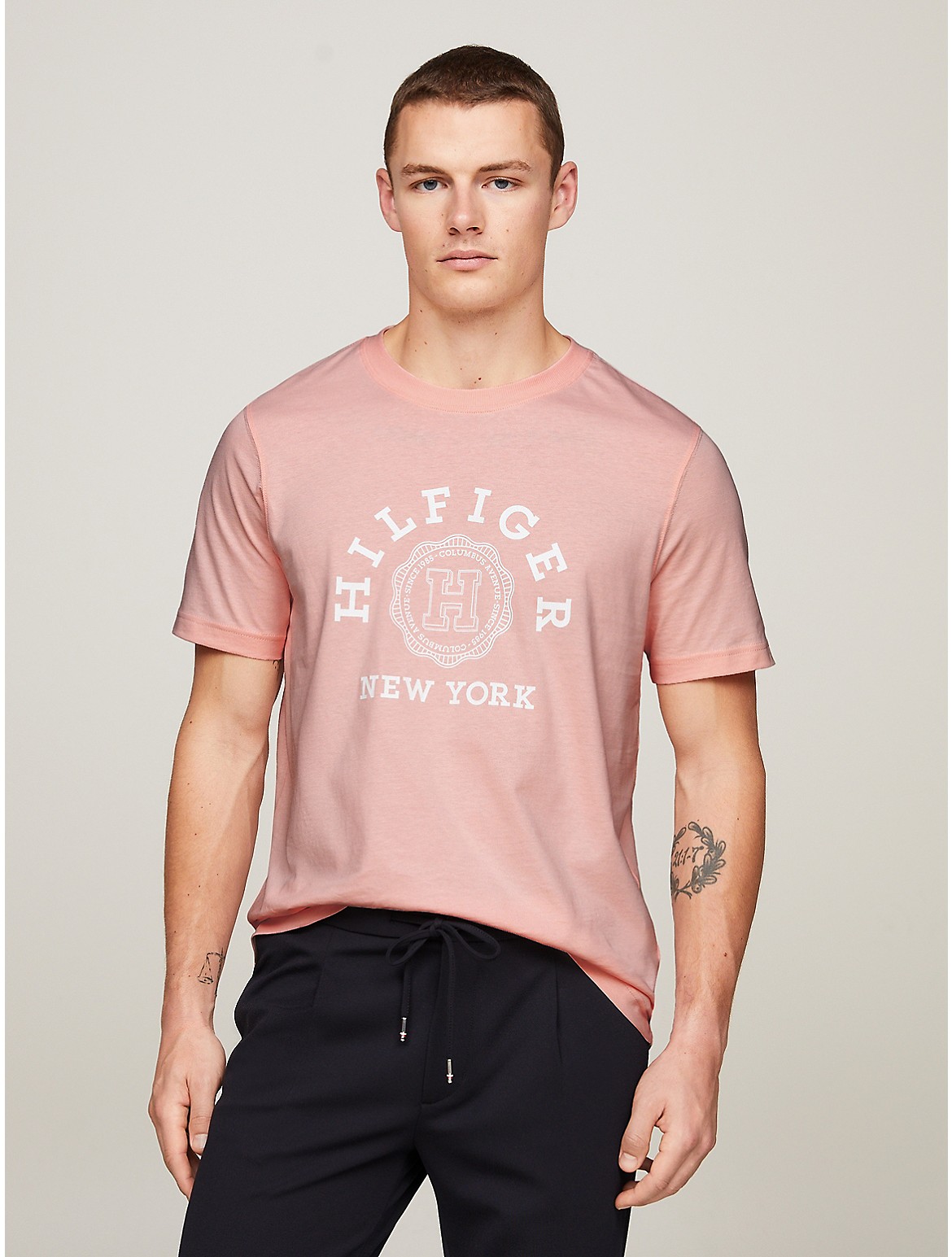 Tommy Hilfiger Men's Hilfiger Coin Logo T-Shirt