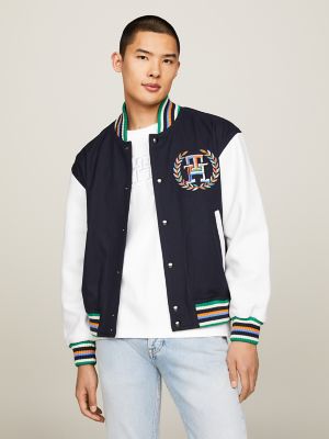 Mixed Media Letterman Jacket