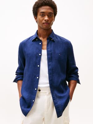 Tommy hilfiger cheap linen shirt