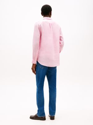 Regular Fit Pigment-Dyed Linen Shirt | Tommy Hilfiger USA