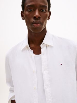 Regular Fit Pigment-Dyed Linen Shirt | Tommy Hilfiger