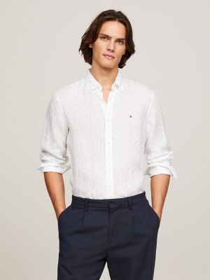 Tommy Hilfiger Tailored SOLID SHIRT - Camisa elegante - deep rouge/rojo  oscuro 