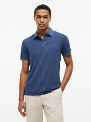 Garment-Dyed Regular Fit Polo, Carbon Navy