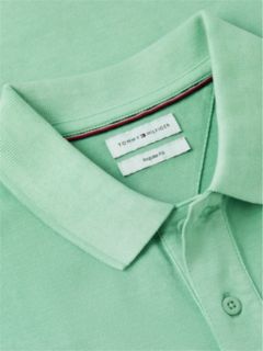 Garment-Dyed Regular Fit Polo — Cut Grass 6