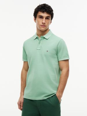 Garment-Dyed Regular Fit Polo, Cut Grass