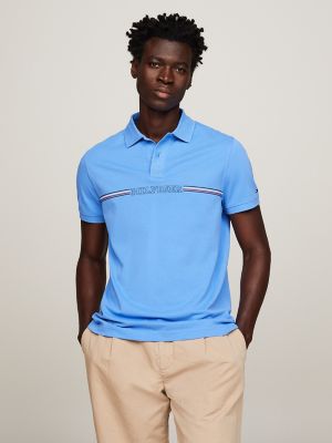 Tommy hilfiger deals chest stripe polo