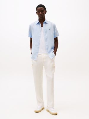 Regular Fit Pigment-Dyed Linen Shirt | Tommy Hilfiger