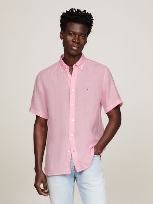 Tommy hilfiger half sleeve hot sale shirts