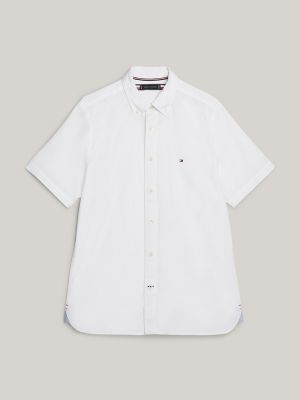 Regular Fit THFlex Poplin Shirt, White