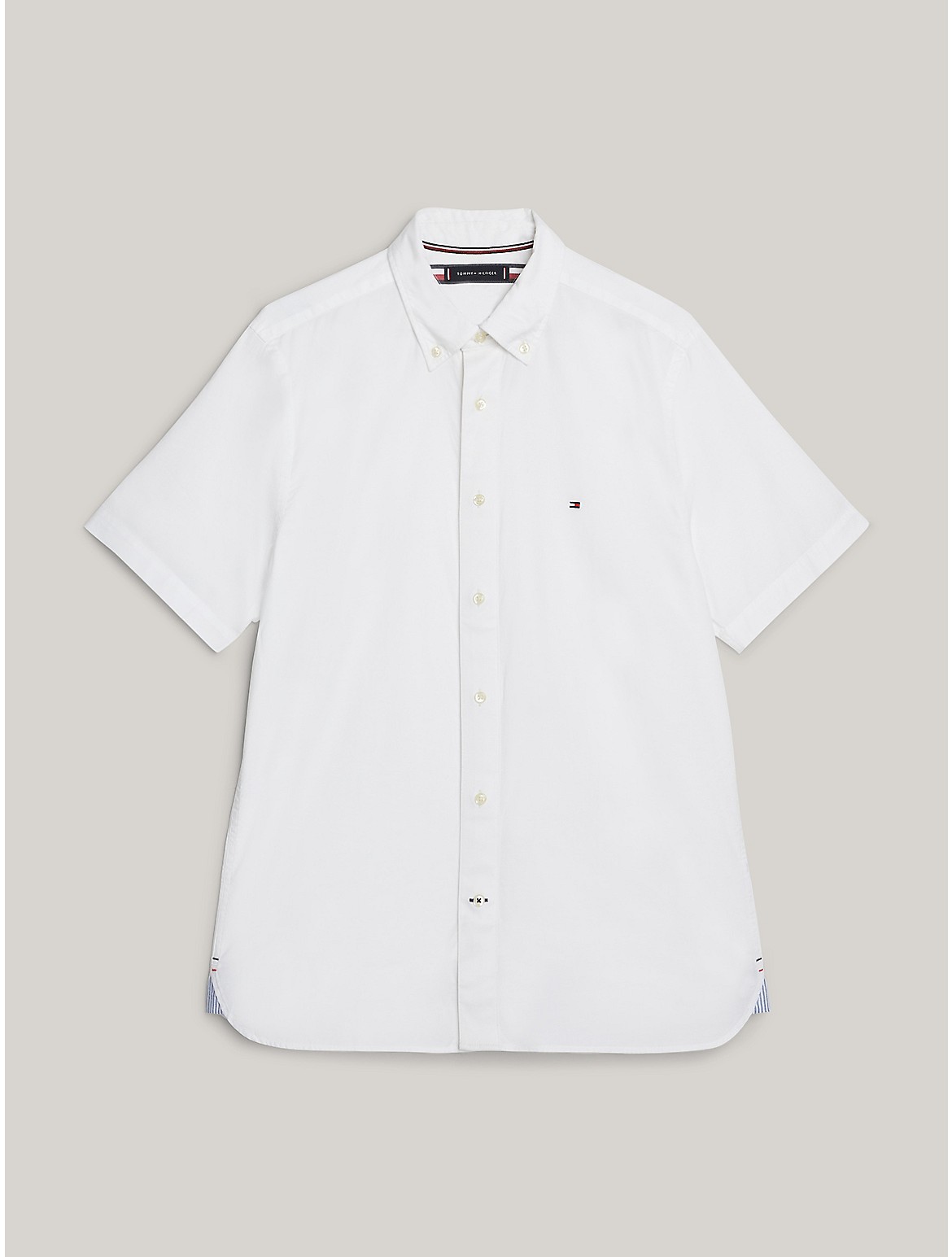 Shop Tommy Hilfiger Regular Fit Thflex Poplin Shirt In White