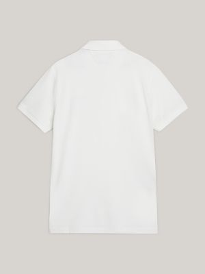 Regular Fit Hilfiger Graphic Polo, White