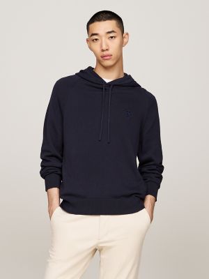 Tommy hilfiger pure cotton logo hoodie new arrivals