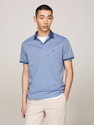 Regular Fit Two Tone Interlock Polo Tommy Hilfiger