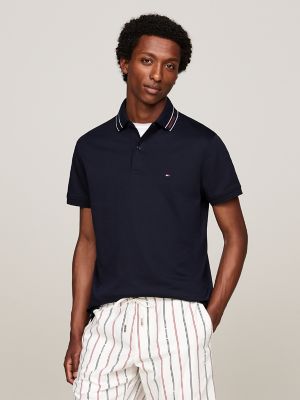 Regular Fit Monotype Interlock Polo, Navy