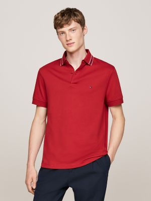 Regular Fit Monotype Interlock Polo, Dark Magma
