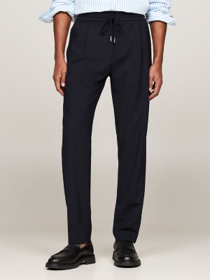 Relaxed Tapered Fit Travel Pant, Navy