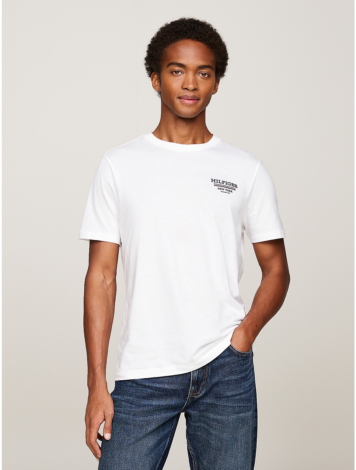 Tommy Hilfiger Men's Monotype Stripe Graphic T-Shirt