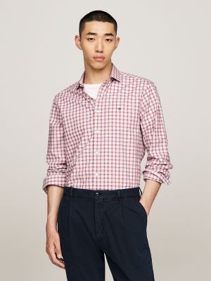 Regular Fit Micro Print Shirt | Tommy Hilfiger USA 