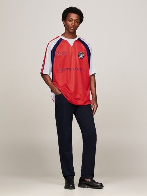 Tommy x Mercedes F1 x CR Hilfiger T-Shirt, Deep Crimson