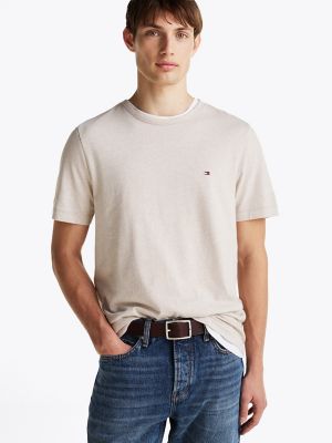Cotton-Linen T-Shirt, Sandalwood