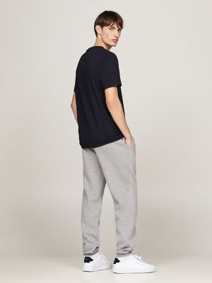 とみー Tommy Ribbed Inset Logo T-Shirt | Tommy Hilfiger USA
