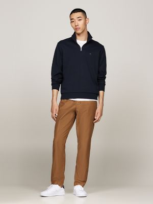 Scuba Knit Quarter-Zip Sweatshirt, Navy