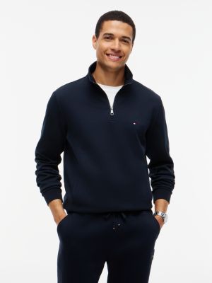 Intechno Knit Quarter-Zip Sweatshirt, Navy