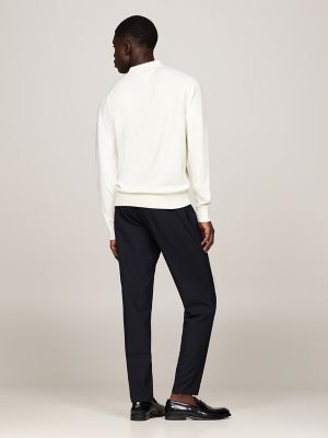 Organic Cotton and Cashmere Polo Sweater Tommy Hilfiger