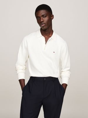 Organic Cotton and Cashmere Polo Sweater Tommy Hilfiger