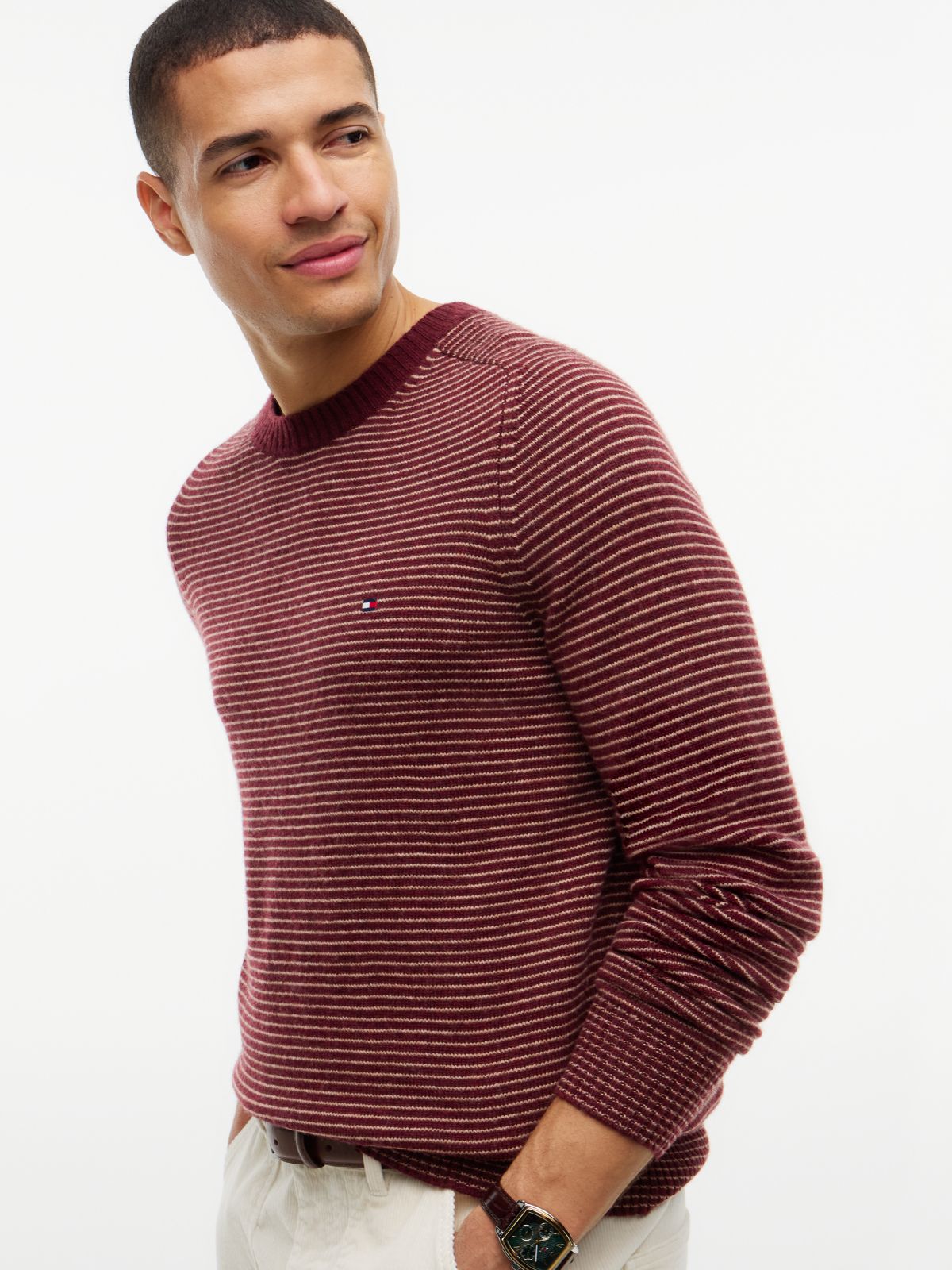 Lambswool Crewneck Sweater — Safari Canvas